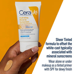 CeraVe Tinted Mineral Sunscreen SPF 30 for Face – 50ml