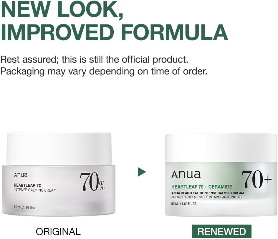 ANUA Heartleaf 70% Intense Calming Cream – 50ml