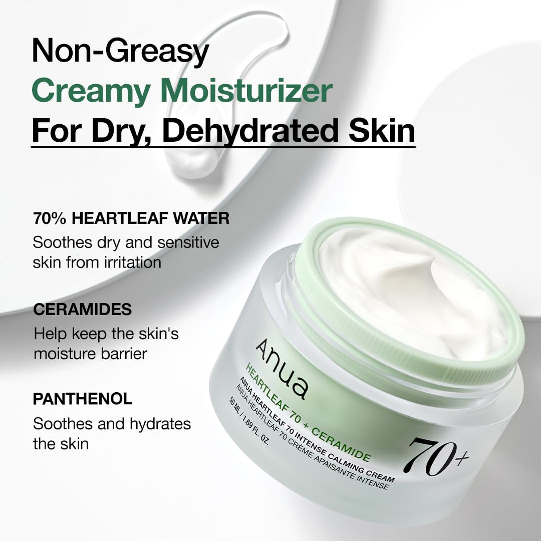ANUA Heartleaf 70% Intense Calming Cream – 50ml